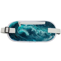 Thunderstorm Tsunami Tidal Wave Ocean Waves Sea Rounded Waist Pouch