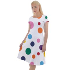 Polka Dot Classic Short Sleeve Dress by 8989