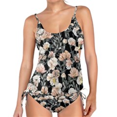 Vibrant And Alive Watercolor Flowers Tankini Set by GardenOfOphir