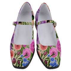 Brittle And Broken Blossoms Women s Mary Jane Shoes by GardenOfOphir