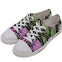 Sumptuous Watercolor Flowers Women s Low Top Canvas Sneakers View2