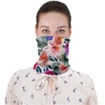 Country-chic Watercolor Flowers Face Covering Bandana (Adult)