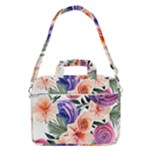 Country-chic Watercolor Flowers MacBook Pro 13  Shoulder Laptop Bag 