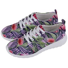 Charming Watercolor Flowers Men s Lightweight Sports Shoes by GardenOfOphir