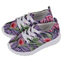 Charming Watercolor Flowers Kids  Lightweight Sports Shoes View2