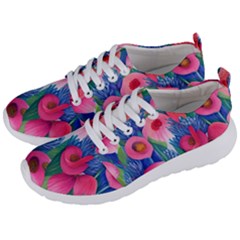 Celestial Watercolor Flowers Men s Lightweight Sports Shoes by GardenOfOphir