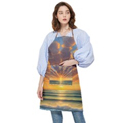 Waves At Sunset Pocket Apron by GardenOfOphir