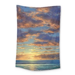 Sunrise Over The Sand Dunes Small Tapestry by GardenOfOphir