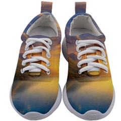 Benevolent Sunset Kids Athletic Shoes by GardenOfOphir