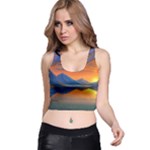 Glorious Sunset Racer Back Crop Top