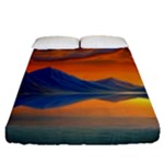 Glorious Sunset Fitted Sheet (Queen Size)