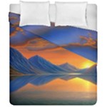 Glorious Sunset Duvet Cover Double Side (California King Size)