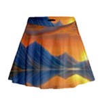 Glorious Sunset Mini Flare Skirt