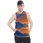 Glorious Sunset Men s Sleeveless Hoodie