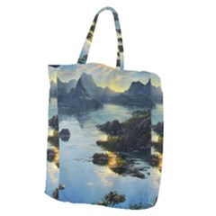 Incredible Sunset Giant Grocery Tote by GardenOfOphir
