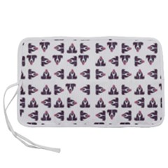 Happy Hound Funny Cute Gog Pattern Pen Storage Case (m) by dflcprintsclothing