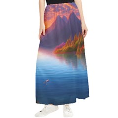 Immaculate Sunset Maxi Chiffon Skirt by GardenOfOphir