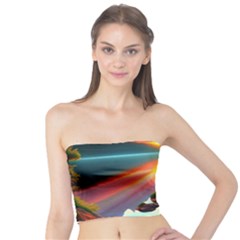 Gorgeous Sunset Tube Top by GardenOfOphir