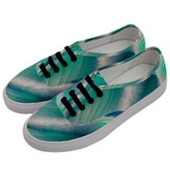 Beautiful Abstract Pastel Ocean Waves Men s Classic Low Top Sneakers by GardenOfOphir