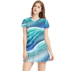 Pastel Beach Wave I Women s Sports Skirt by GardenOfOphir