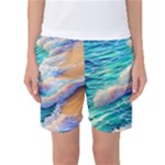 Waves At The Ocean s Edge Women s Basketball Shorts