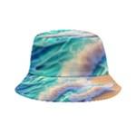 Waves At The Ocean s Edge Inside Out Bucket Hat