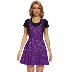 Purple Glittery Backdrop Scrapbooking Sparkle Apron Dress by Ravend