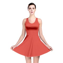 Cinnabar Orange	 - 	reversible Skater Dress by ColorfulDresses