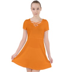 Heat Wave Orange	 - 	caught In A Web Dress