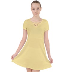 Short Bread Yellow	 - 	caught In A Web Dress by ColorfulDresses