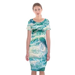 The Endless Sea Classic Short Sleeve Midi Dress by GardenOfOphir