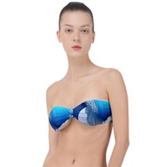 The Power Of The Ocean Classic Bandeau Bikini Top  by GardenOfOphir