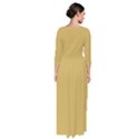 Trombone Yellow	 - 	Quarter Sleeve Maxi Dress View2