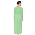 Granny Smith Apple Green	 - 	Quarter Sleeve Maxi Dress View2