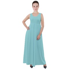 Limpet Shell	 - 	empire Waist Velour Maxi Dress by ColorfulDresses