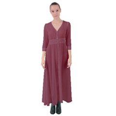 Velvet Maroon	 - 	button Up Maxi Dress by ColorfulDresses