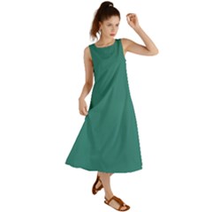 Celadon Green	 - 	summer Maxi Dress