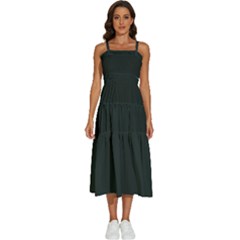 Charleston Green	 - 	sleeveless Shoulder Straps Boho Dress by ColorfulDresses