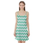 Chevron Pattern Giftt Satin Night Slip