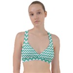 Chevron Pattern Giftt Sweetheart Sports Bra