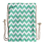 Chevron Pattern Giftt Drawstring Bag (Large)