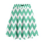 Chevron Pattern Giftt High Waist Skirt