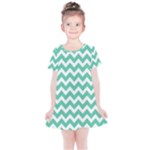 Chevron Pattern Giftt Kids  Simple Cotton Dress