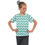 Chevron Pattern Giftt Kids  Mesh Piece Tee