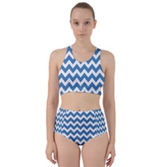 Chevron Pattern Gifts Racer Back Bikini Set by GardenOfOphir