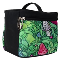Liberty Cap Magic Mushroom Make Up Travel Bag (small) by GardenOfOphir