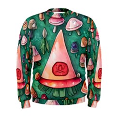 Magic Mushroom Wizardry Men s Sweatshirt by GardenOfOphir