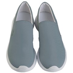 Silver Blue	 - 	lightweight Slip Ons