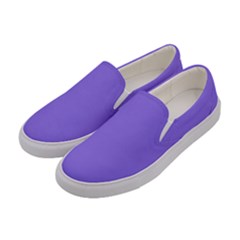 Sweet Crocus Purple	 - 	canvas Slip Ons by ColorfulShoes