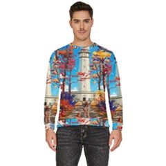 Lighthouse Men s Fleece Sweatshirt by artworkshop